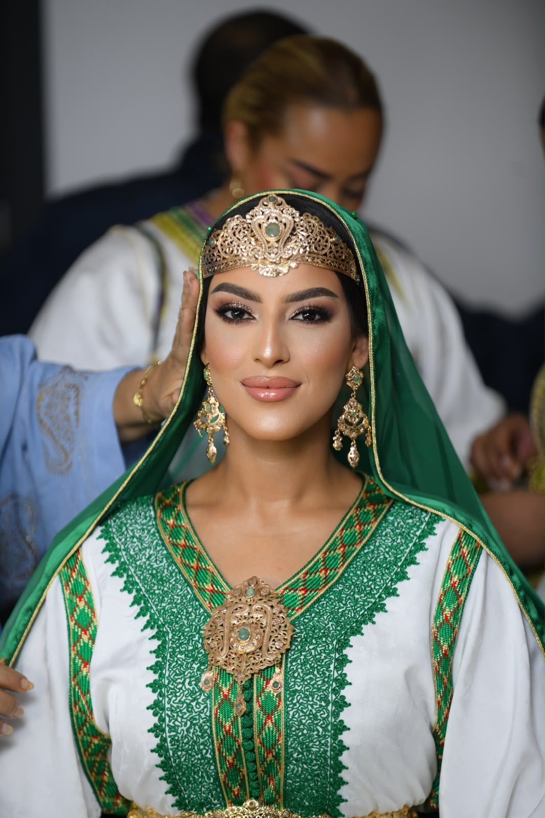 قفطان مغربي أخضر